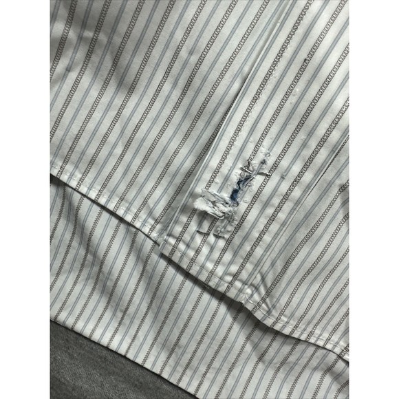 READ- CANALI Made in Italy - Striped Mens 16/41 Dress Shirt Casual - Picture 7 of 10
